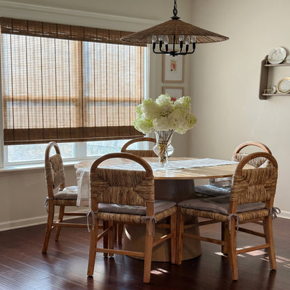 Berissa Sunwoven Natural Bamboo Roman Shade: Product Showcase Image 2