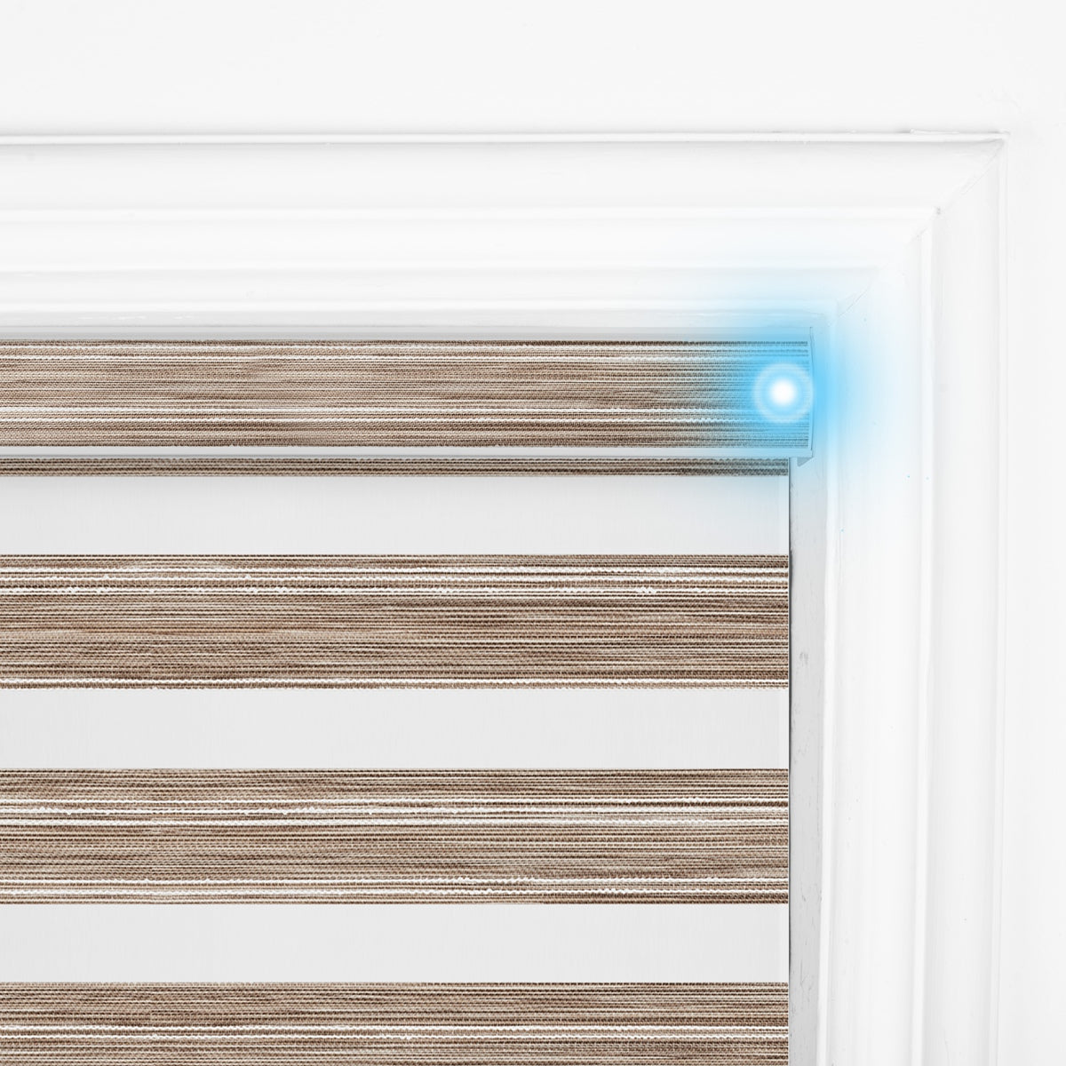 Berissa Custom Size Modern Day and Night Zebra Blinds