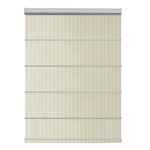 Berissa Natural Style Faux Bamboo Roman Shades: Rear View