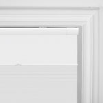 Berissa No Tools No Drill Blackout Light Filtering Double Honeycomb Shades: Headrail Detail 1