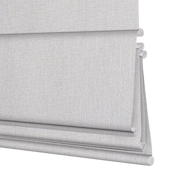 Berissa Ivory Lines Blackout Top Down Bottom Up Roman Shades