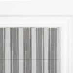 Berissa Modern No Tool Vertical Stripe Cordless Roman Shade: Headrail View