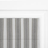 Berissa Modern No Tool Vertical Stripe Cordless Roman Shade: Headrail View