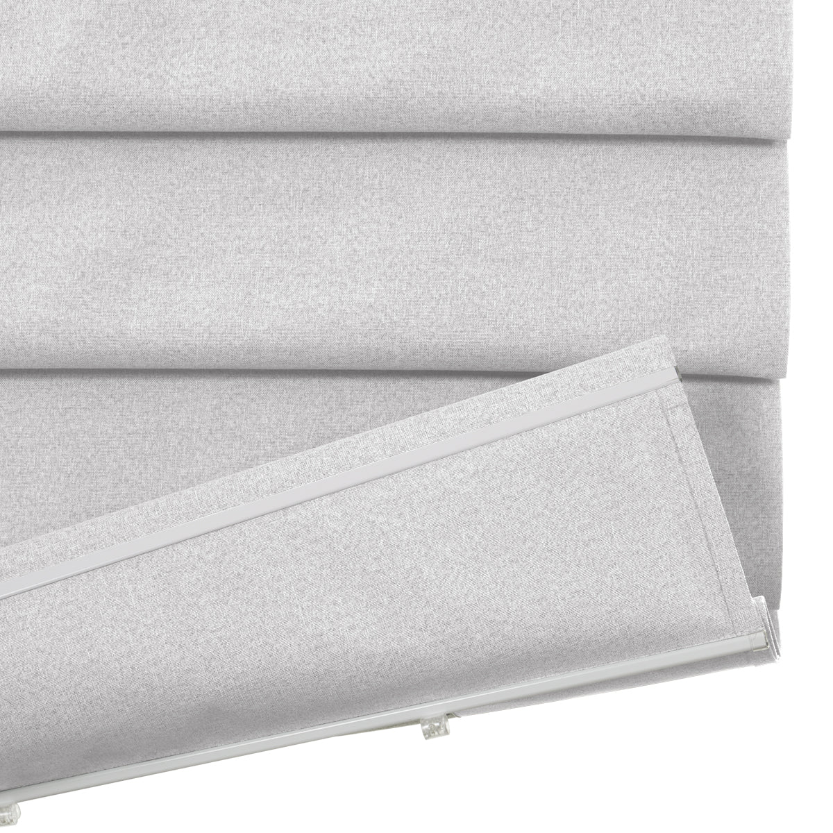 Berissa Custom Blackout Soft Fold Roman Shades Cordless