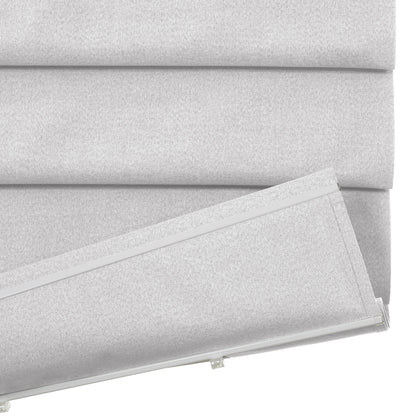 Berissa Custom Blackout Soft Fold Roman Shades Cordless