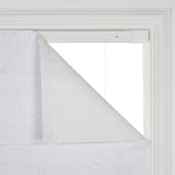 Berissa Ice Marble Texture Blackout No Tool Roman Shades