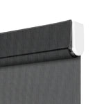 Berissa Spring System Cordless Roller Shades close-up, showcasing the durable fabric and modern design.