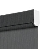 Berissa Spring System Cordless Roller Shades close-up, showcasing the durable fabric and modern design.