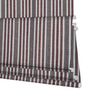 Berissa Square Series Extra Wide Roman Shade Cordless Child Safe featuring a stylish striped design.