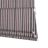 Berissa Square Series Extra Wide Roman Shade Cordless Child Safe featuring a stylish striped design.