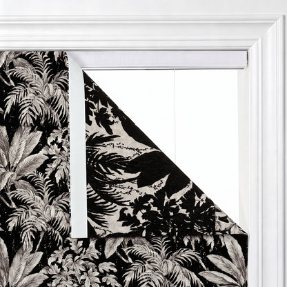 Berissa No-Drill Cordless Blackout Botanical Roman Shade