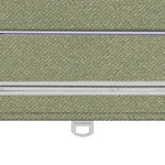 Berissa Blackout Elegant Top Down Bottom Up Roman Shades in textured green material, showcasing stylish design and adjustable features.