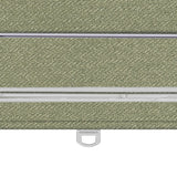 Berissa Blackout Elegant Top Down Bottom Up Roman Shades in textured green material, showcasing stylish design and adjustable features.