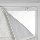 Berissa Charcoal Linen No Tool No Drill TDBU Roman Shades