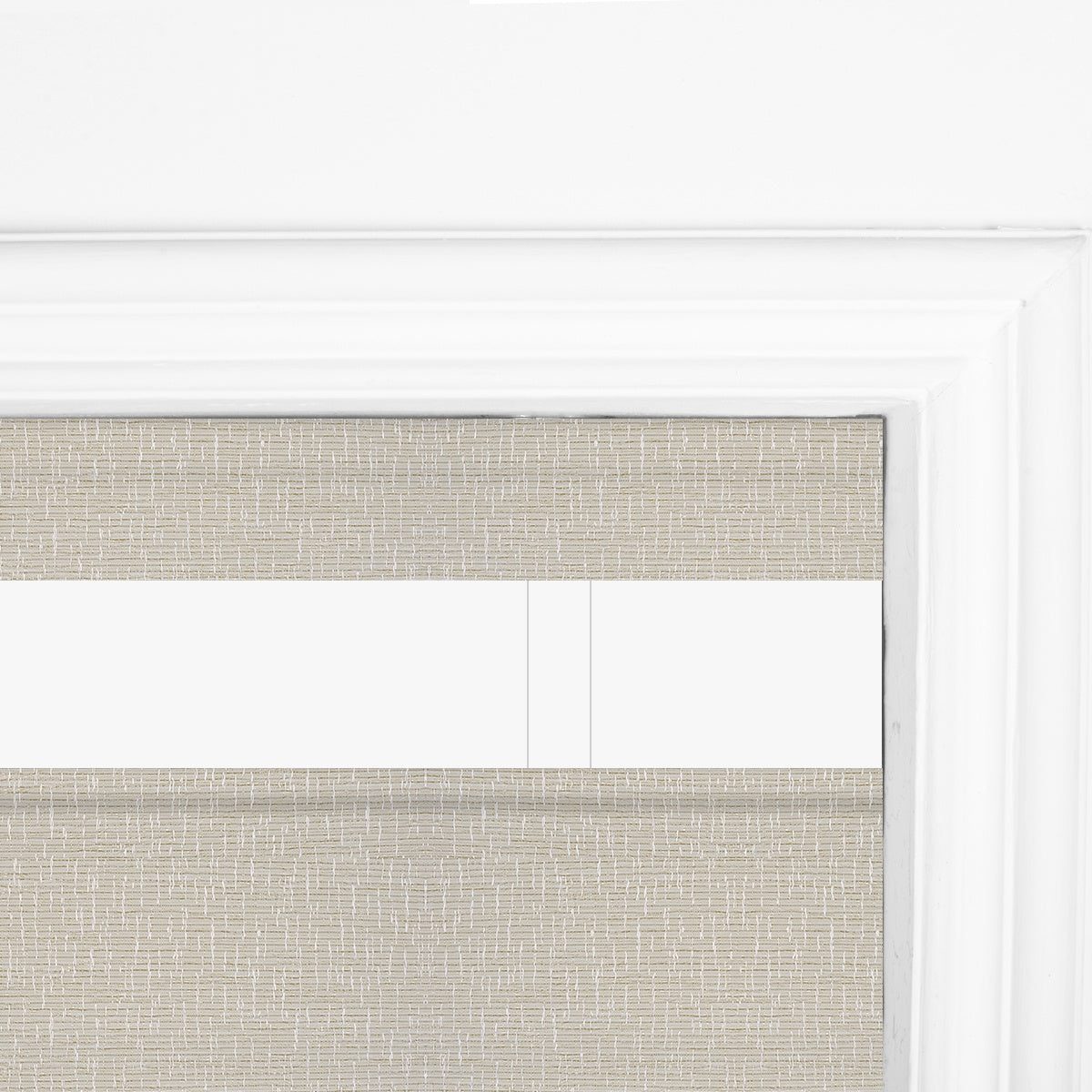 Berissa No Tool No Drill Top Down Bottom Up Roman Shades: Headrail Detail 1