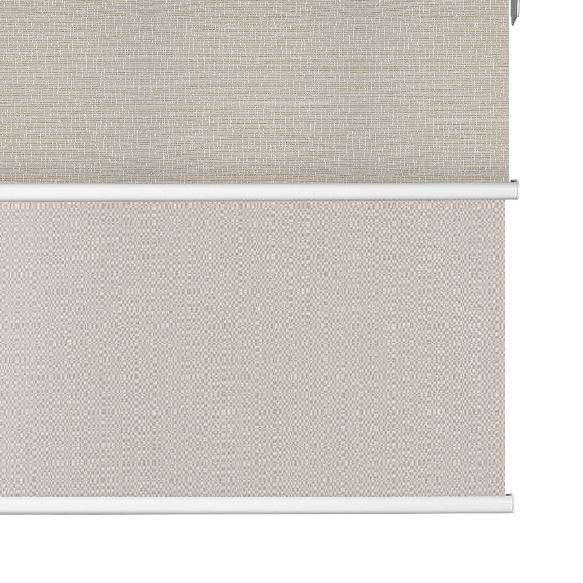 Light Filtering Beige+Blackout Beige