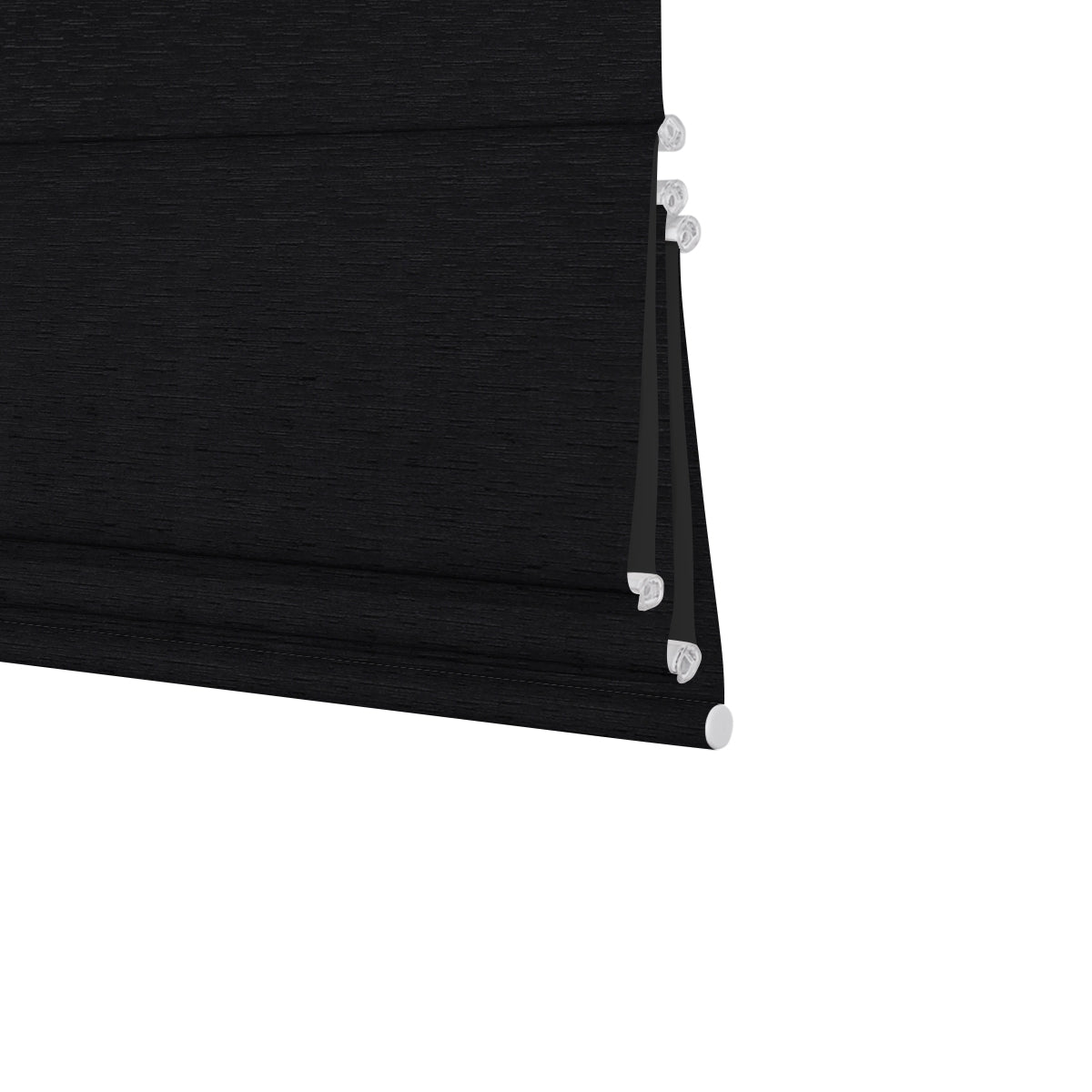 Berissa Timeless Cord Textured Blackout Jacquard Roman Shades