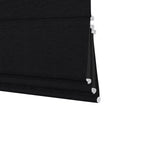 Berissa Timeless Cord Textured Blackout Jacquard Roman Shades: Bottom Rail View