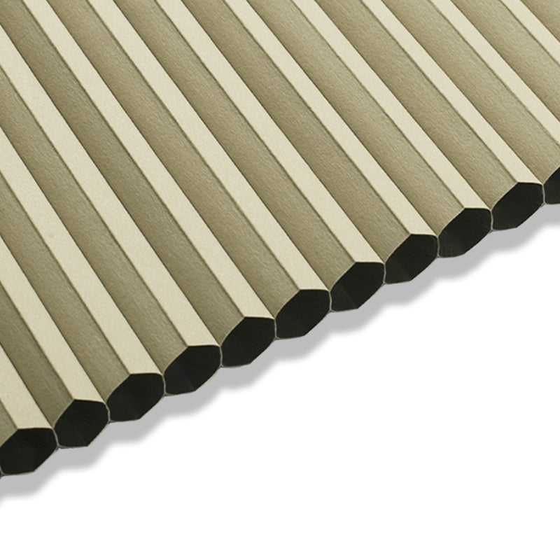 Berissa 1.5 Inch Heat Insulated Cellular Blinds close-up showcasing cellular structure and color design.