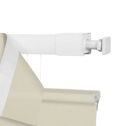 Berissa No Drill No Tools Top Down Bottom up Blackout Roman Shades: Headrail Detail 2