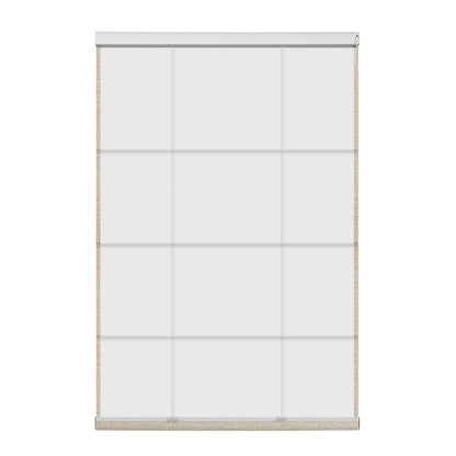 Berissa Motorized Remote Custom Textured Blackout Roman Shades