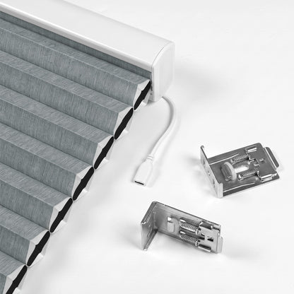 Berissa Double Cell Honeycomb Top Down Bottom Up Cellular Blinds: Headrail Detail 1