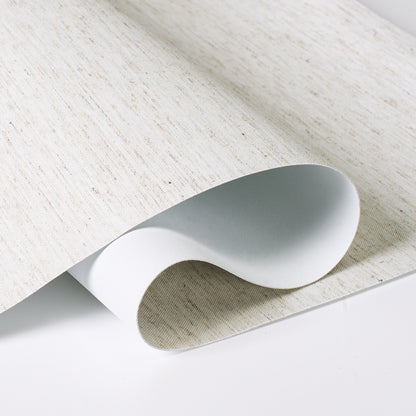 Berissa No Drill White & Warm Beige Wheat Texture Roller Blinds: Fabric