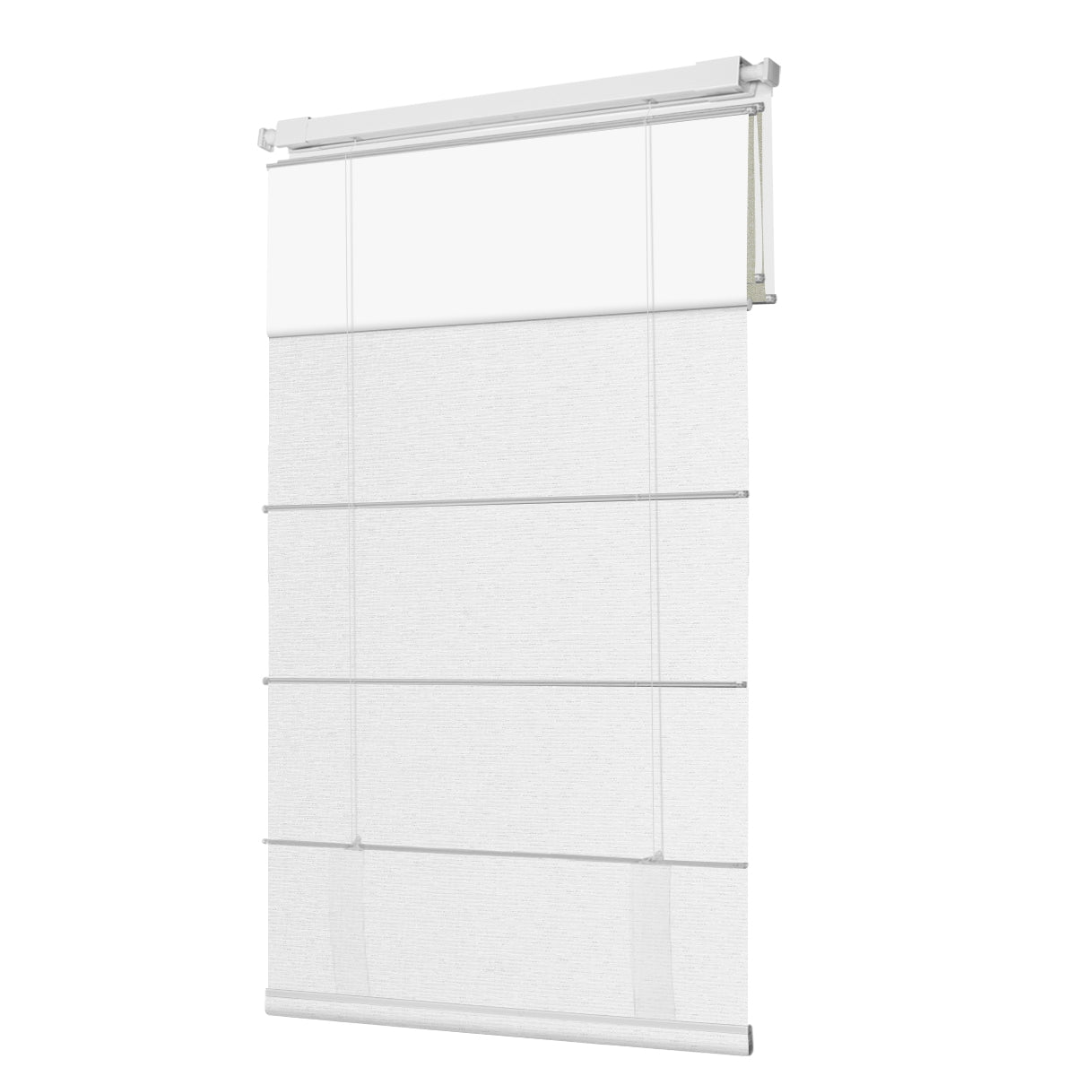 Berissa Day Night Blackout Classic No Drill Easy to Install Roman Shades