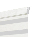 Berissa Day Night Zebra Duo Roller Blind with no-drill mount and sleek valance design.