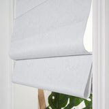 Berissa Ice Marble Texture Blackout No Tool Roman Shades