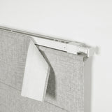Berissa Charcoal Linen No Tool No Drill TDBU Roman Shades