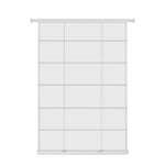Berissa No Tool No Drill Cordless Blackout Roman Shades: Rear View