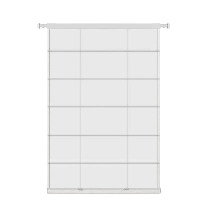 Berissa No Tool No Drill Cordless Blackout Roman Shades: Rear View