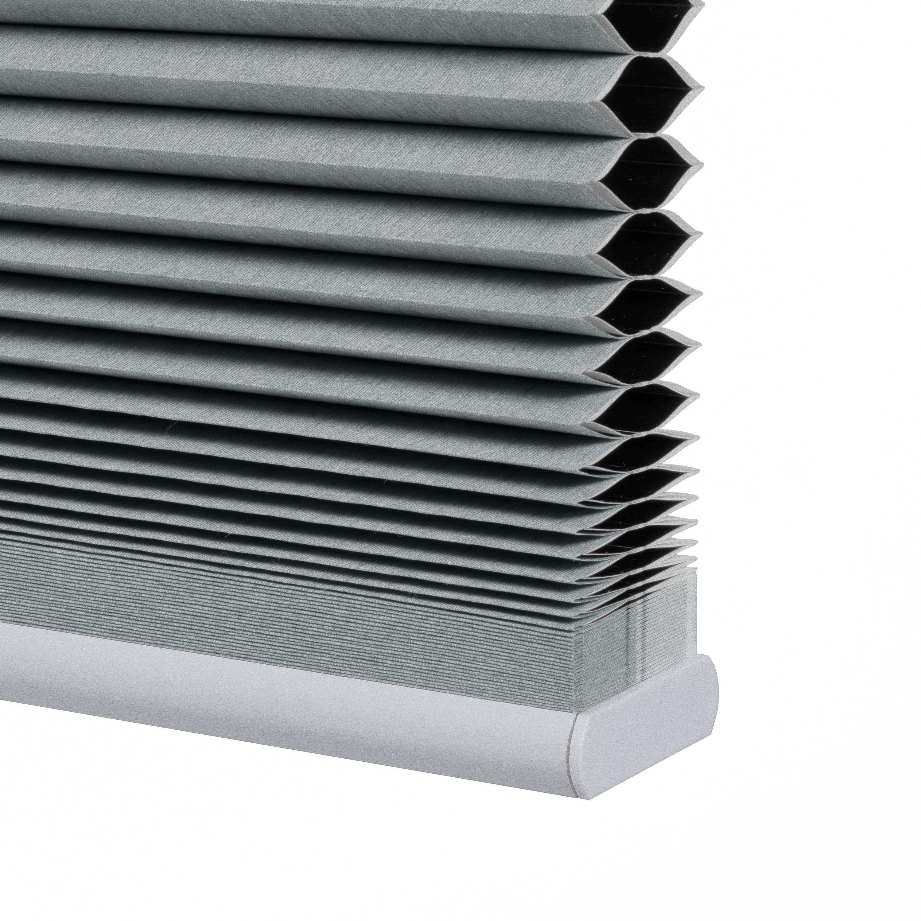 Berissa Double Cell Honeycomb Top Down Bottom Up Cellular Blinds: Bottom Rail View