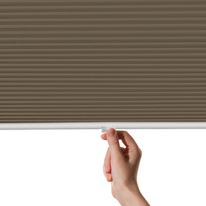 Berissa No Drill Extra Wide Top Down Bottom Up Honeycomb Cellular Shades