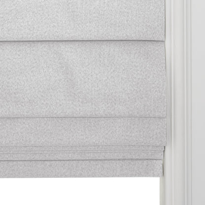 Berissa Custom Blackout Soft Fold Roman Shades Cordless
