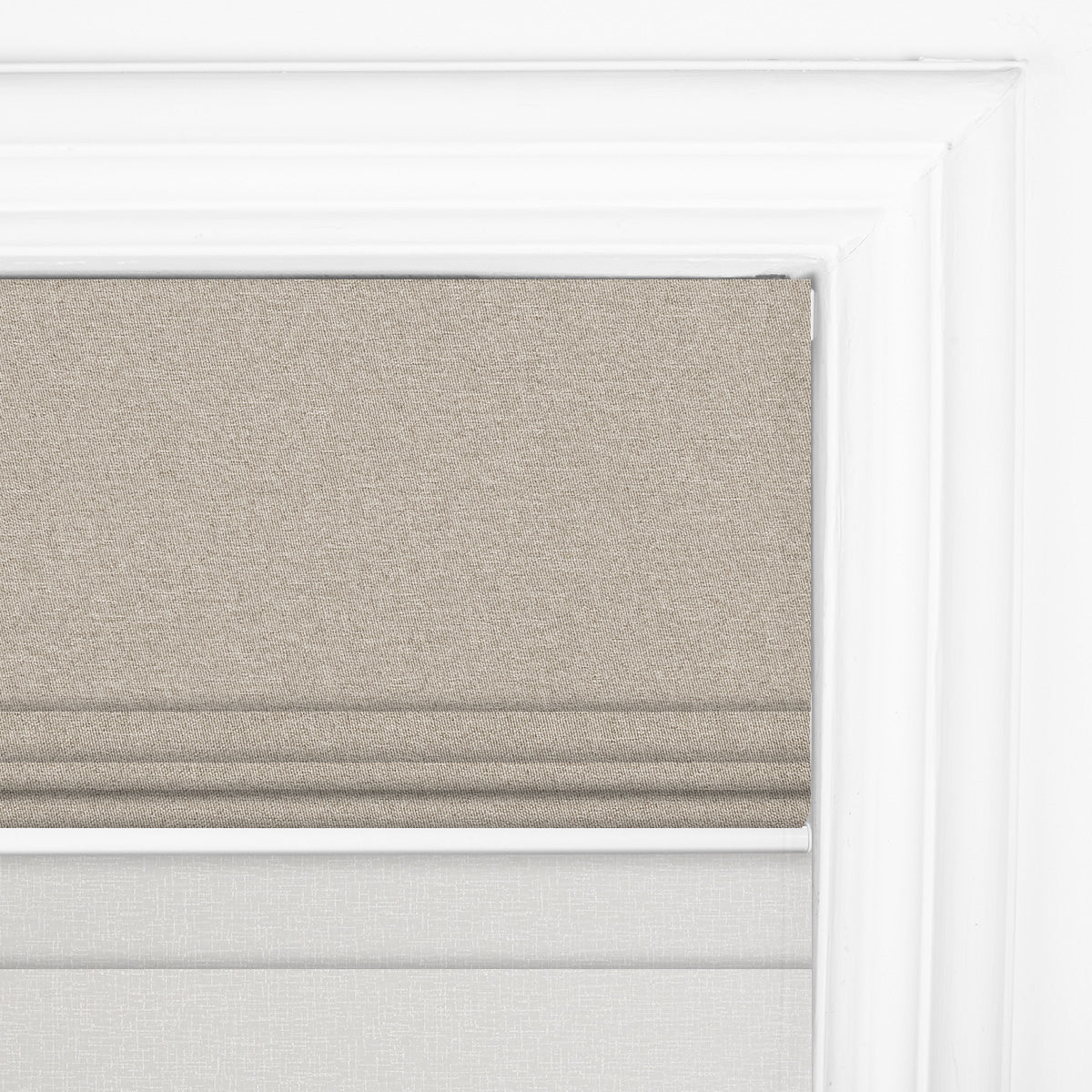 Berissa Day Night Soft Elegant Blackout Custom Color Roman Shades