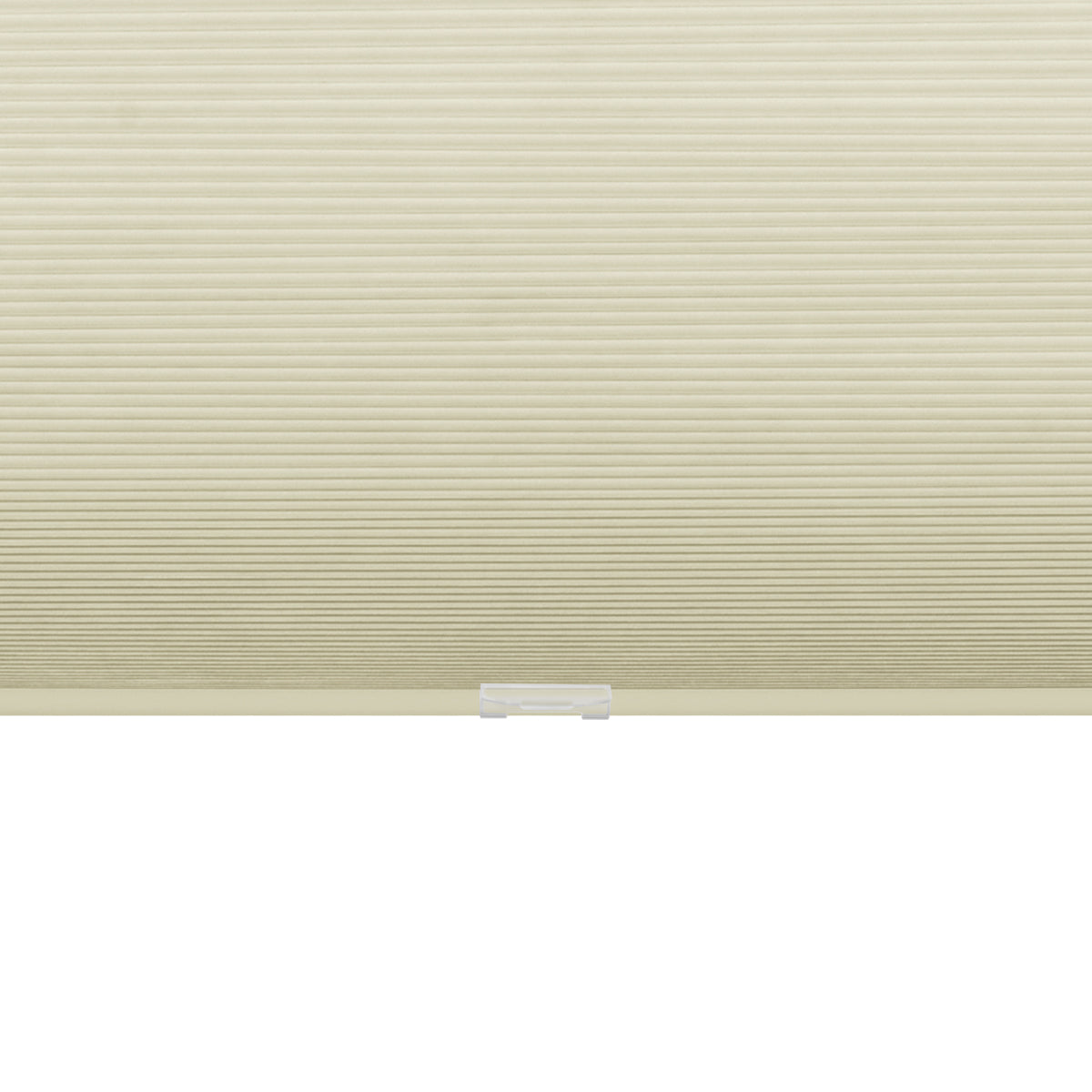 Berissa Classic Thermal Cordless Cellular Shades Noise Reduction in a light beige color with a textured design.