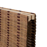 Berissa Minimalist Natural Contemporary Eco Chic Premium  Bamboo Shades showcasing warm bamboo texture.