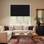 Berissa Timeless Cord Textured Blackout Jacquard Roman Shades: Practical Application of Shades