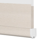 Berissa Custom Size Modern Day and Night Zebra Blinds: Bottom Rail View 3