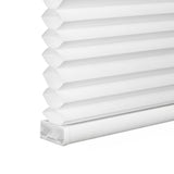 Berissa No Tools No Drill Blackout Light Filtering Double Honeycomb Shades: Bottom Rail View 2