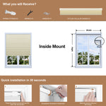 Berissa Budget-Friendly Classic No Drill Easy-Install Cellular Shades installation guide and components list.
