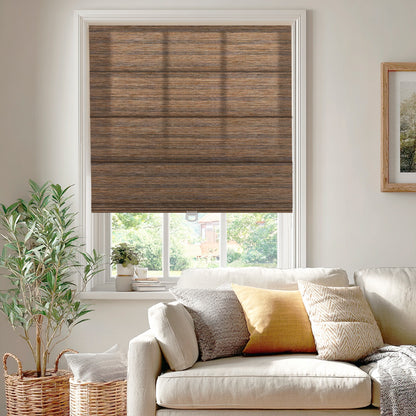 Berissa Natural Woven 70 Blackout Lien Fabric Roman Shades: Practical Application of Shades