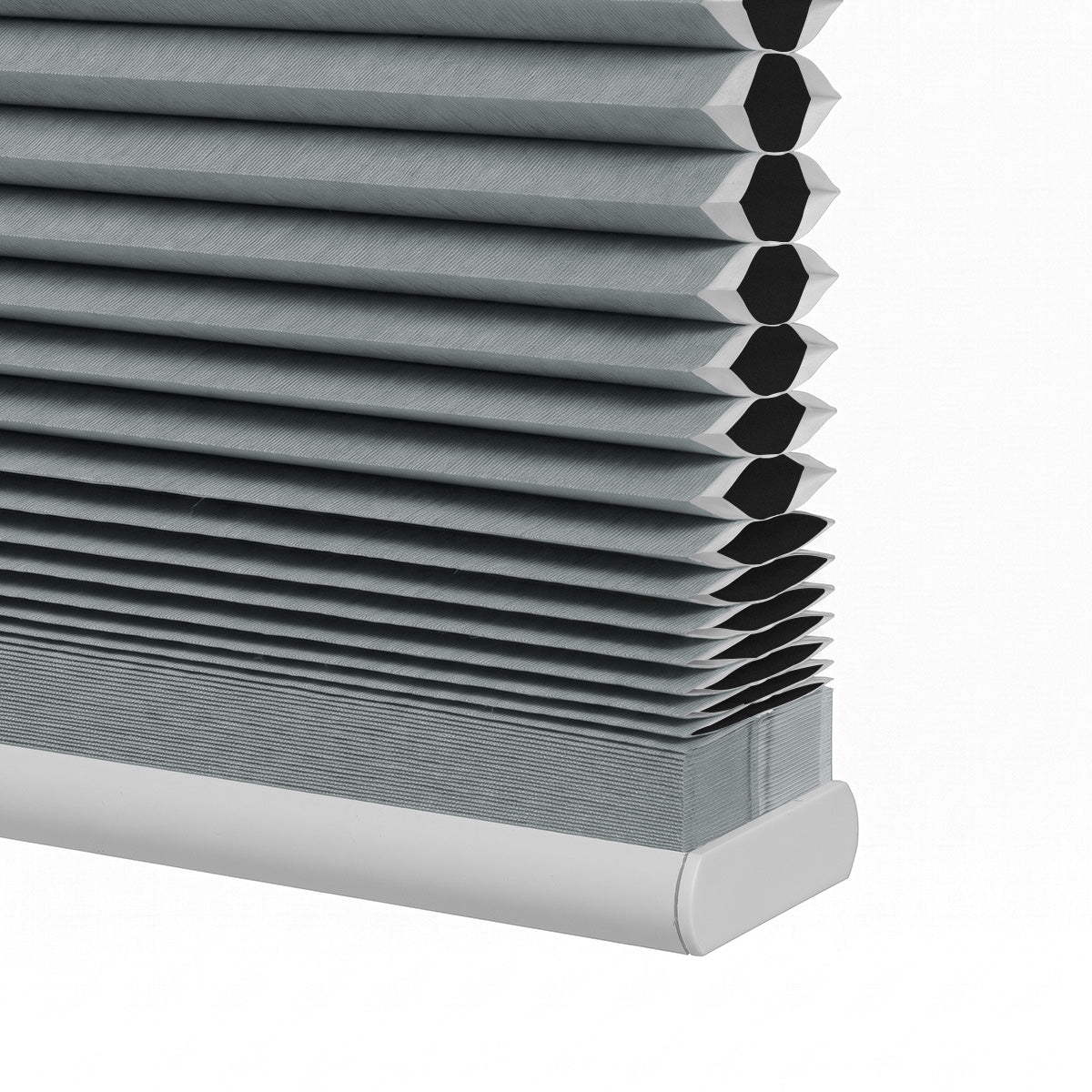 Berissa Double Cell Honeycomb Top Down Bottom Up Cellular Blinds: Bottom Rail View
