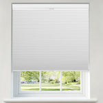 Berissa Classic Blackout Top Down Bottom Up Cellular Shades installed on a window, offering privacy and light control.