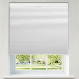 Berissa Classic Blackout Top Down Bottom Up Cellular Shades installed on a window, offering privacy and light control.