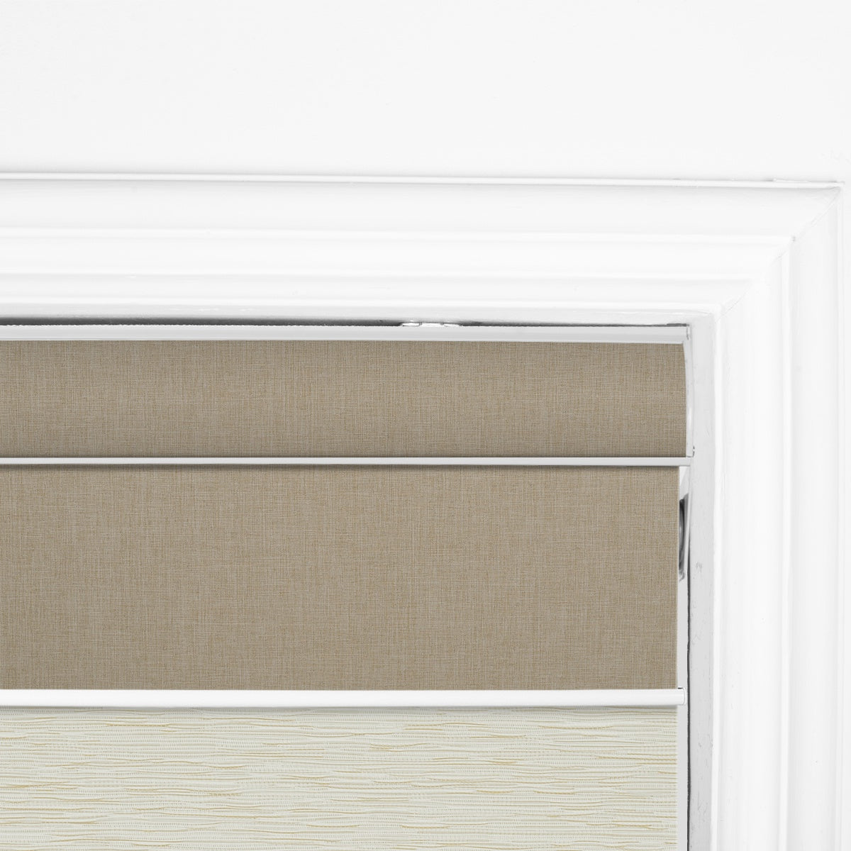 Berissa Double-layered Fabric Layer Suitable for Motorized Roller Shades: Headrail Detail 2