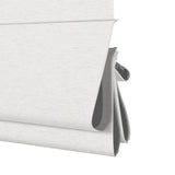 Berissa No Tool No Drill Cordless Blackout Roman Shades: Bottom Rail View 1