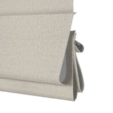 Berissa No Tool No Drill Top Down Bottom Up Roman Shades: Bottom Rail View